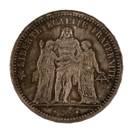 15. 5 Francs from France (1873)