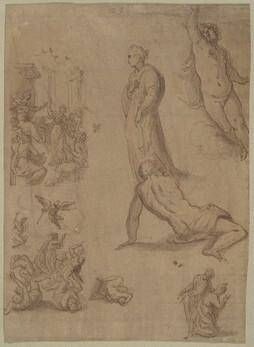 A Sheet of Studies for the Martyrdom of Saint Catherine of Alexandria
