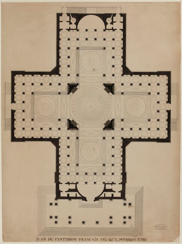 Plan du Panthéon