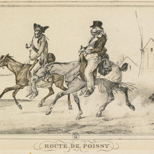 Scenes of Daily Life, Roads and Paths: Road to Poissy (Scènes de la vie quotidienne, Routes et Chemins: Route de Poissy)