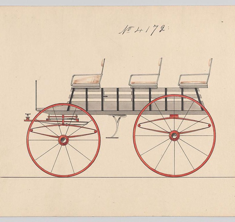 Design for 6 seat Phaeton, no. 4172