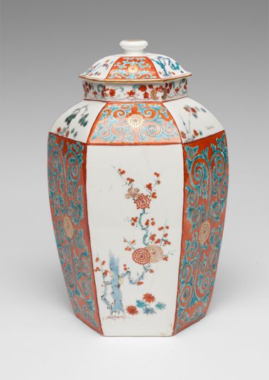 Covered Jar (one of a pair)